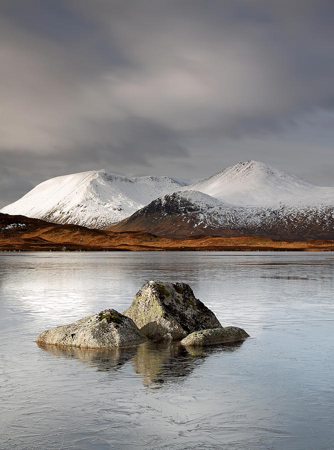 Christmas Photograph -  Lochan na h-Achlaise #3 by Grant Glendinning
