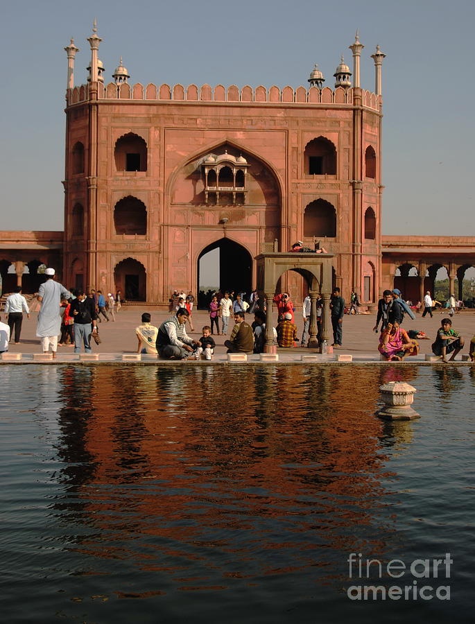Jama Masjid - Old Delhi Photograph by Jacqueline M Lewis