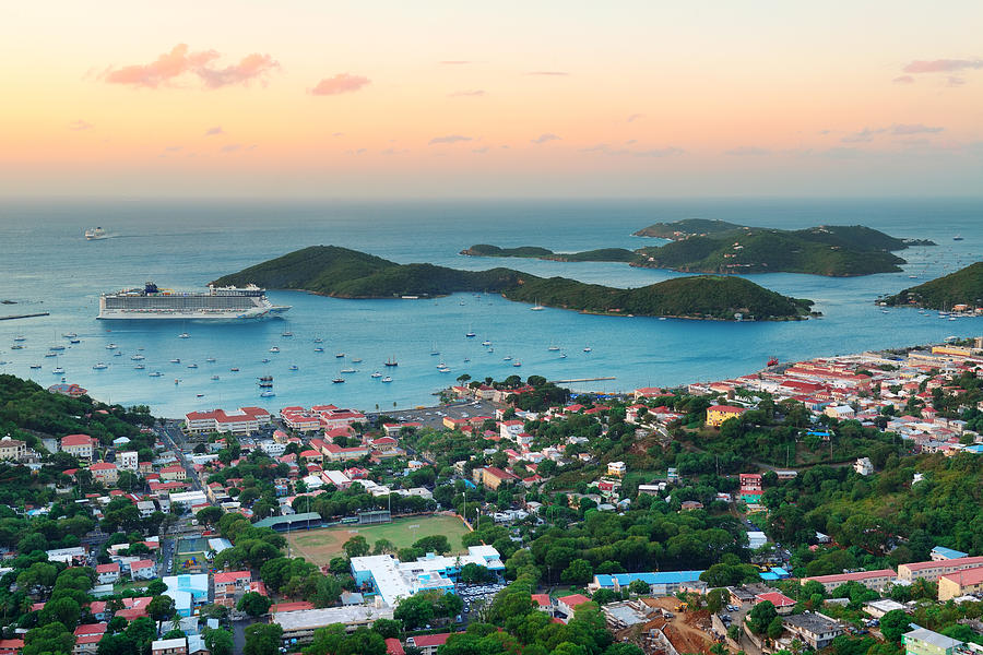  St Thomas sunrise #1 Photograph by Songquan Deng