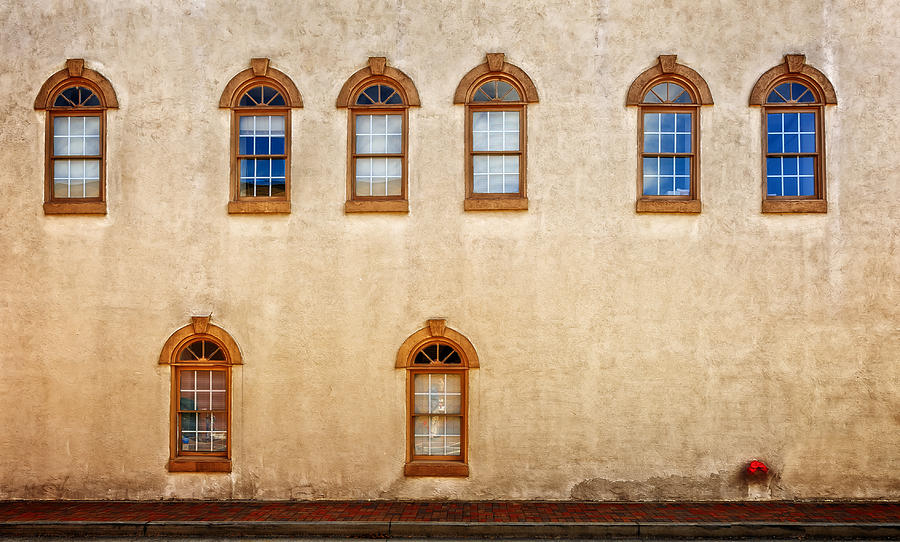 Office Windows Overlooking Side Street Photograph by Frank J Benz