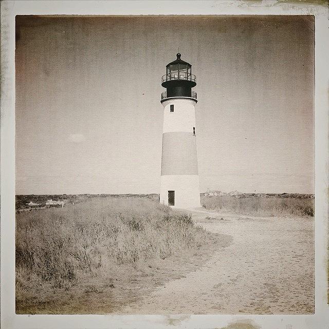 Lighthouse Photograph - 1850 Sankaty Head by Natasha Marco
