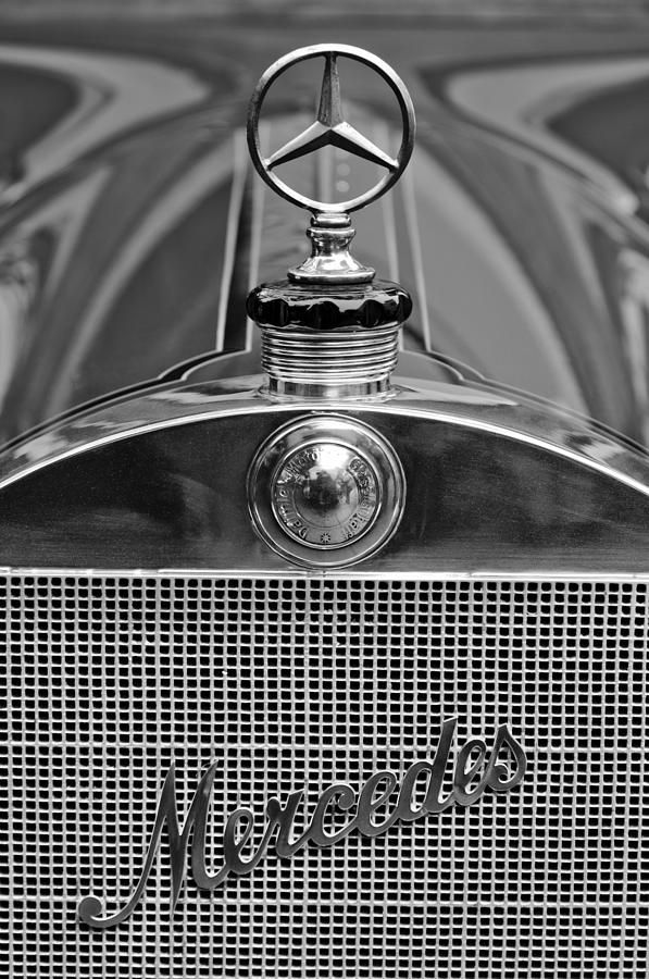 1911 Mercedes 50 HP Maythorn Five Passenger Tourer Hood Ornament Photograph by Jill Reger