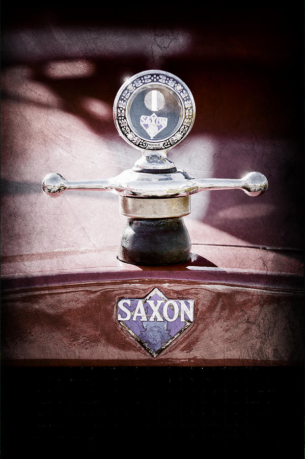Car Photograph - 1915 Saxon Roadster Hood Ornament by Jill Reger