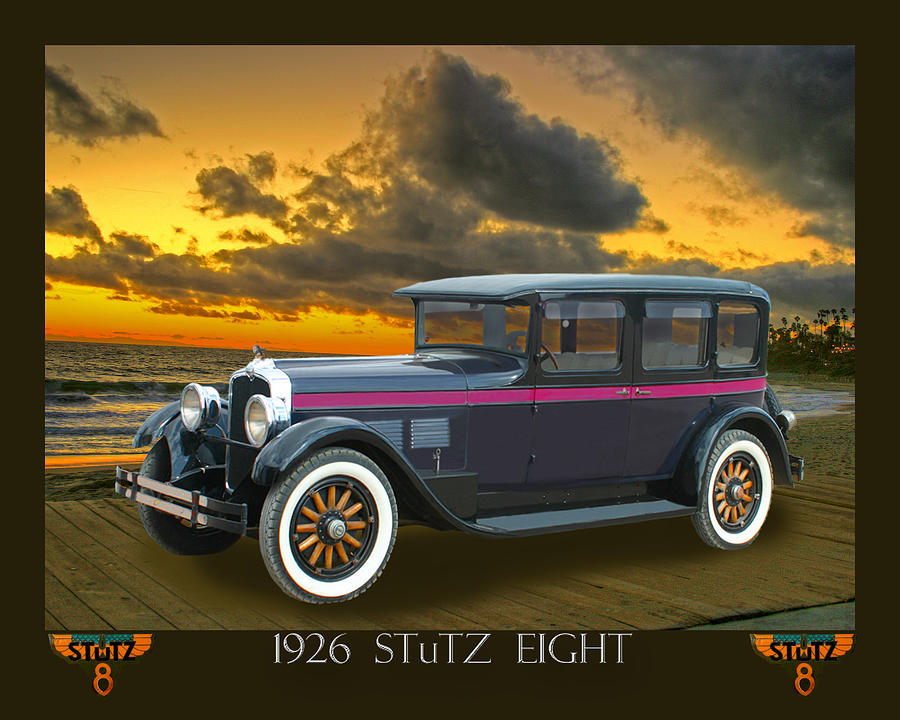 1926 Stutz Eight Sedan Photograph by Jack Pumphrey