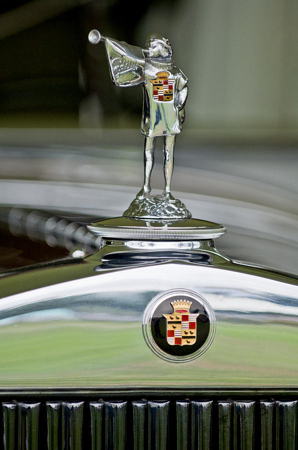1929 Cadillac 1183 Dual Cowl Phaeton Hood Ornament #3 Photograph by Jill Reger