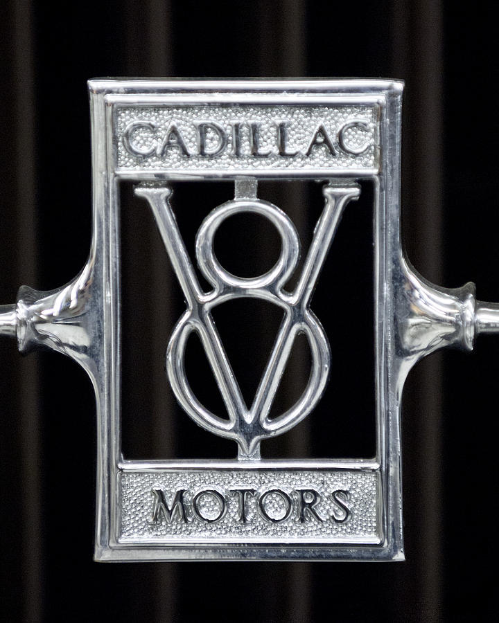 1929 Cadillac Dual-Cowl Phaeton Emblem Photograph by Jill Reger