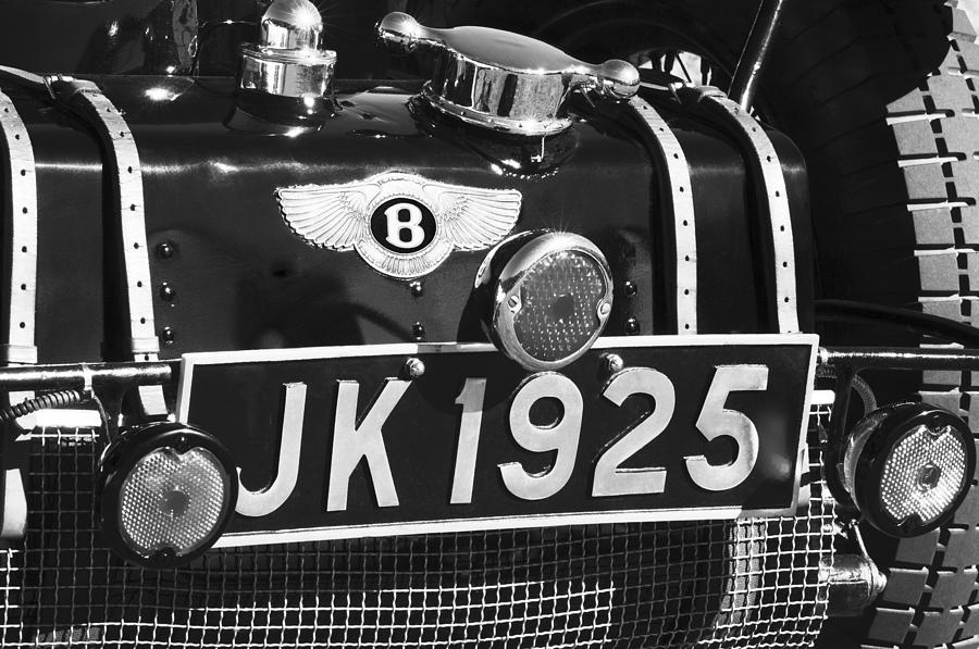 Car Photograph - 1931 Bentley 4.5 Liter Supercharged Le Mans Taillight Emblem by Jill Reger