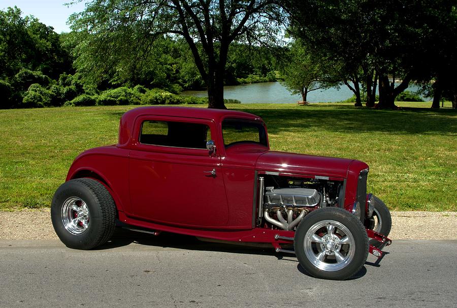 1932 Ford 3 Window Hot Rod Photograph by Tim McCullough