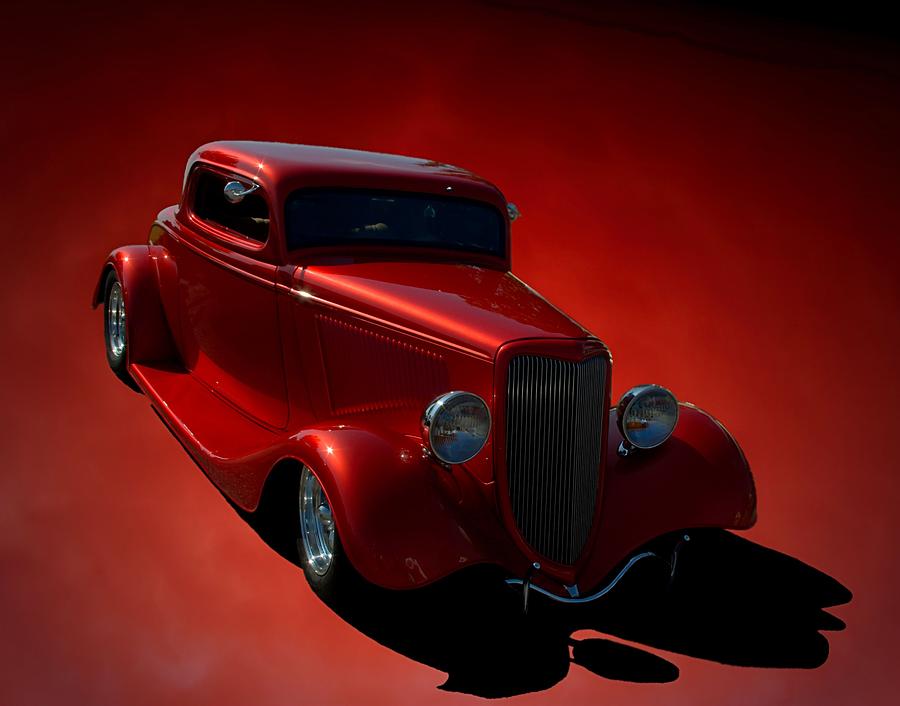 1934 Ford 3 Window Coupe Hot Rod Photograph by Tim McCullough