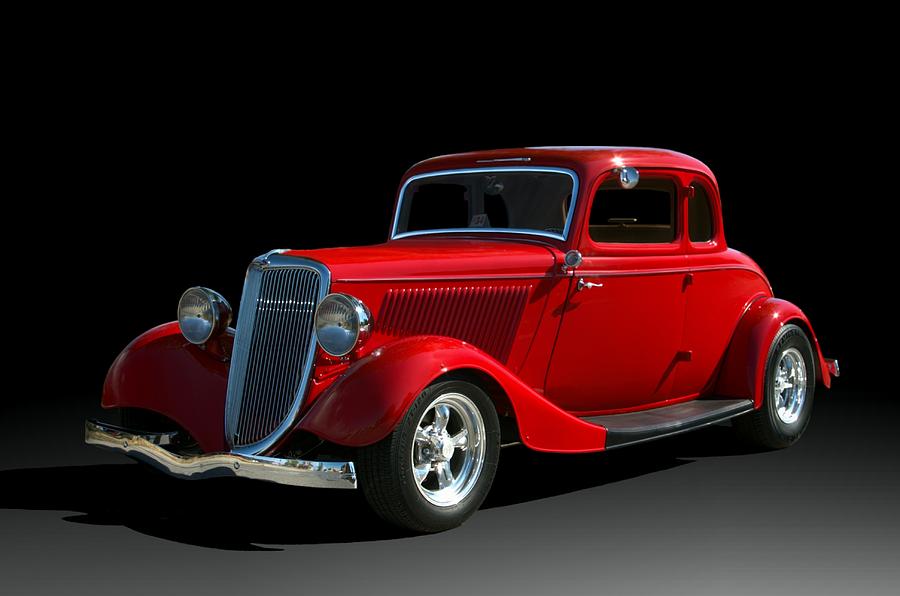 1934 Ford 5 Window Coupe Hot Rod Photograph by Tim McCullough