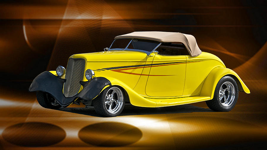 1933 Ford Cabriolet #4 Photograph by Dave Koontz