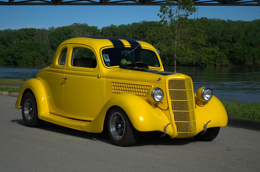 1935 Ford Coupe Hot Rod Photograph by Tim McCullough