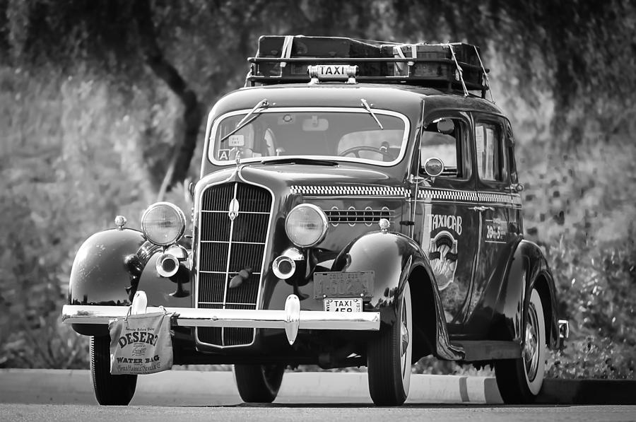 1935 Plymouth Taxi Cab Photograph by Jill Reger