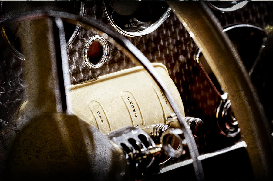 1937 Cord 812 Phaeton Controls Photograph by Jill Reger