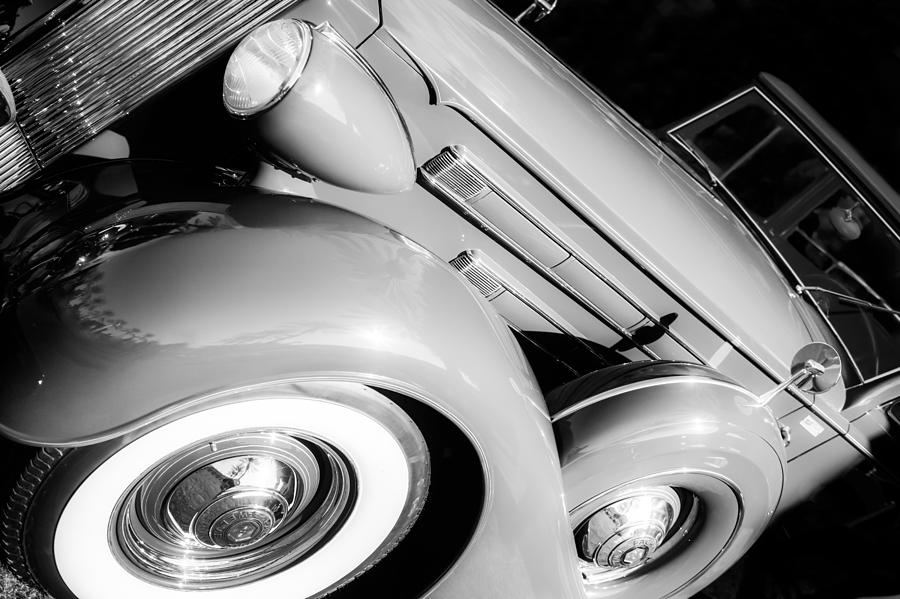 1937 Packard 1508 Dietrich Convertible Sedan Photograph by Jill Reger
