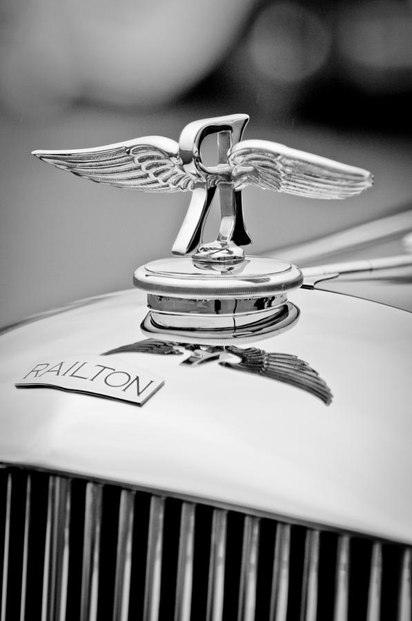 1937 Railton Rippon Brothers Special Limousine Hood Ornament Photograph ...