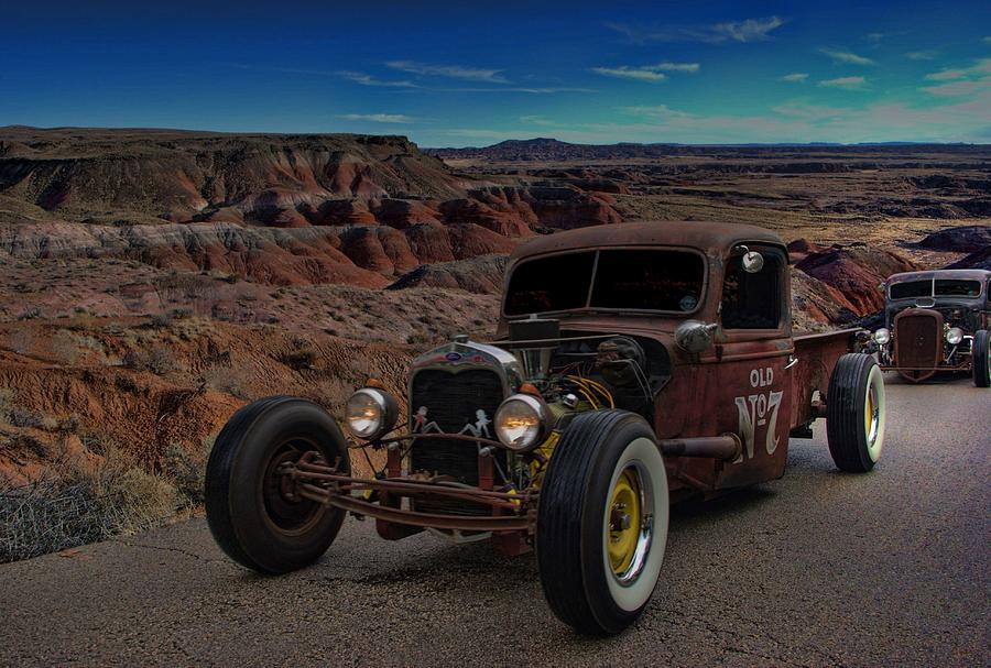 1938 Ford Rat Rod Pickup Truck Photograph by Tim McCullough