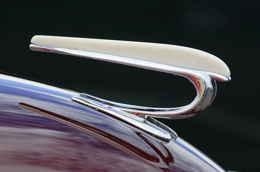 1938 Willys Aftermarket Hood Ornament Photograph by Jill Reger