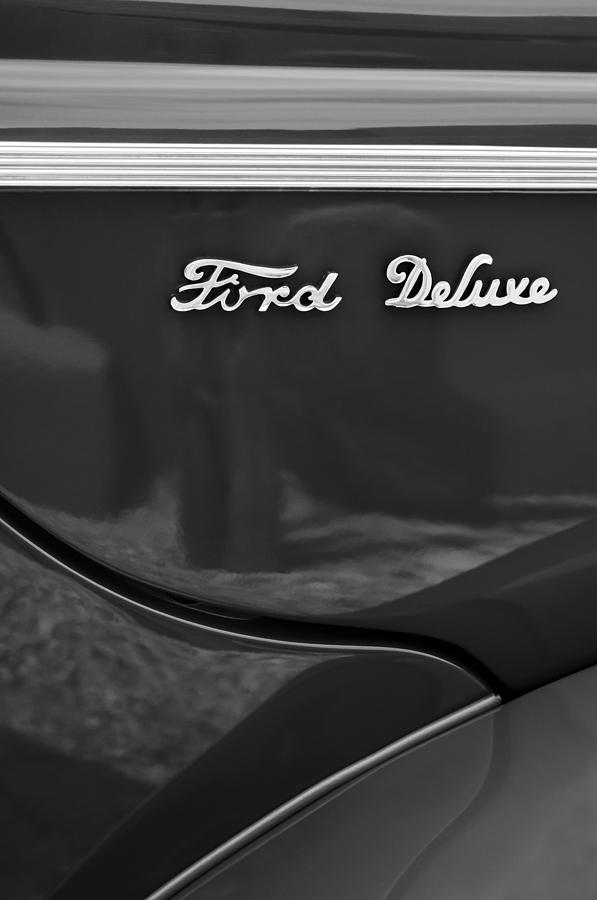 1940 Ford Deluxe Coupe Emblem Photograph by Jill Reger - Fine Art America