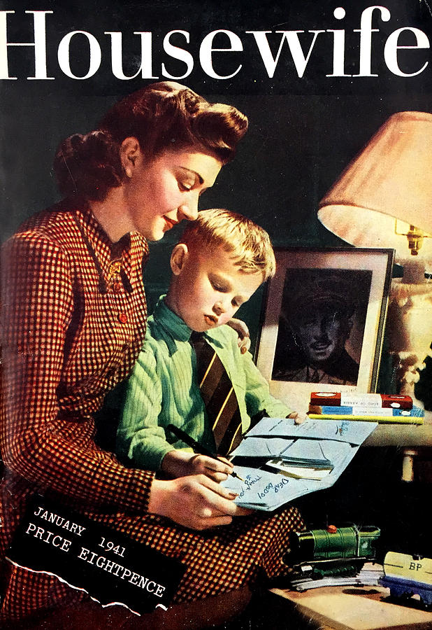 1940s Uk Housewife Magazine Cover Photograph By The Advertising   1 1940s Uk Housewife Magazine Cover The Advertising Archives 