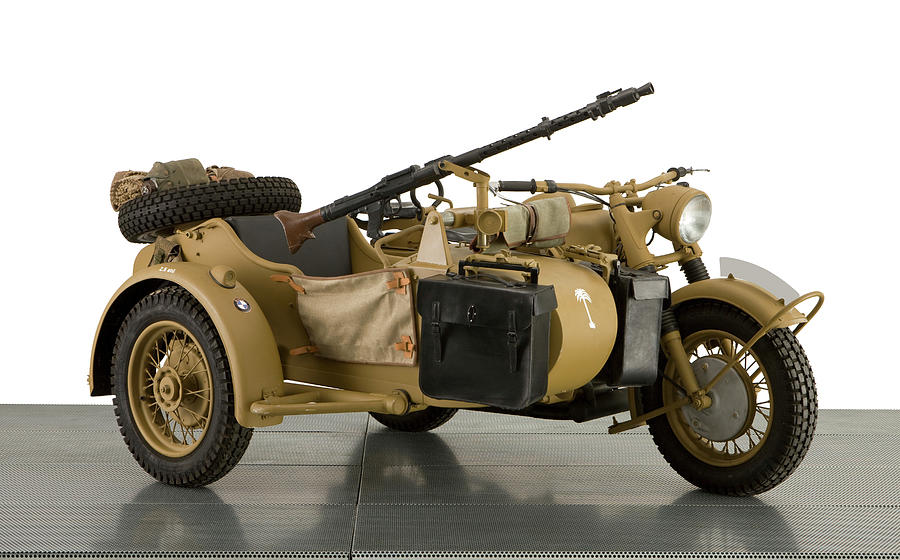 1943 Bmw 750cc R7 Africa Corps Military Photograph by Panoramic Images