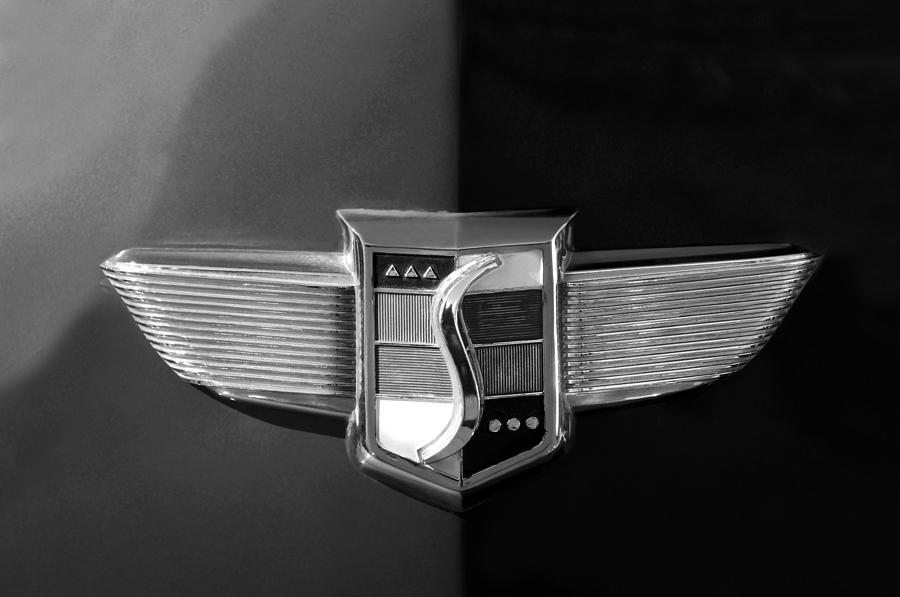 1948 Studebaker Emblem Photograph by Jill Reger