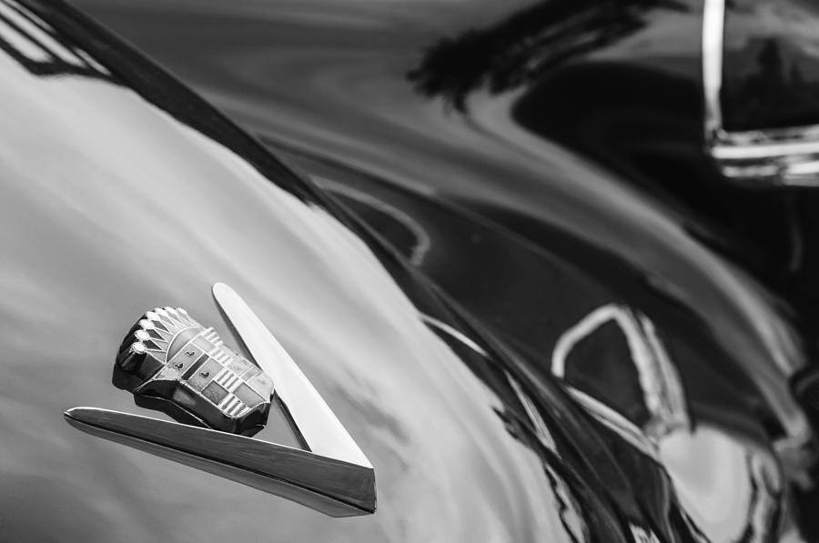Car Photograph - 1949 Cadillac Fastback Taillight Emblem by Jill Reger
