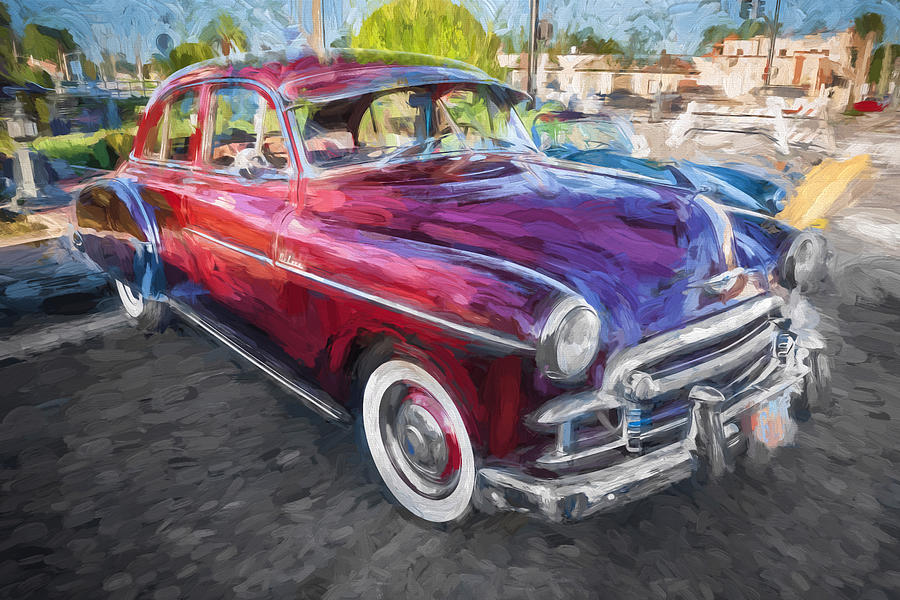 1950 Chevrolet Sedan Deluxe Painted  Photograph by Rich Franco