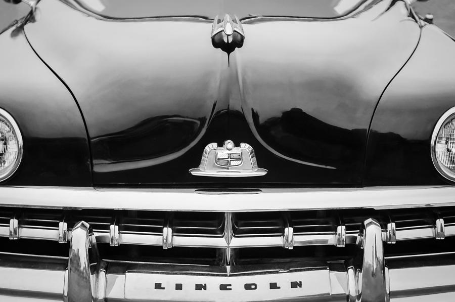 1950 Lincoln Cosmopolitan Henney Limousine Grille Emblem - Hood Ornament Photograph by Jill Reger