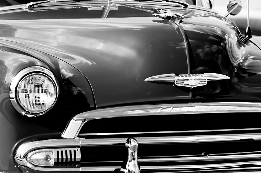 1951 Chevrolet Grille Emblem. is a photograph by Jill Reger which was uploa...