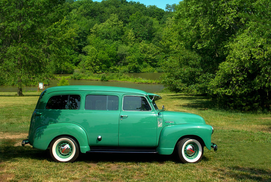 1951 Chevrolet Suburban Carryall #2 Photograph by Tim McCullough