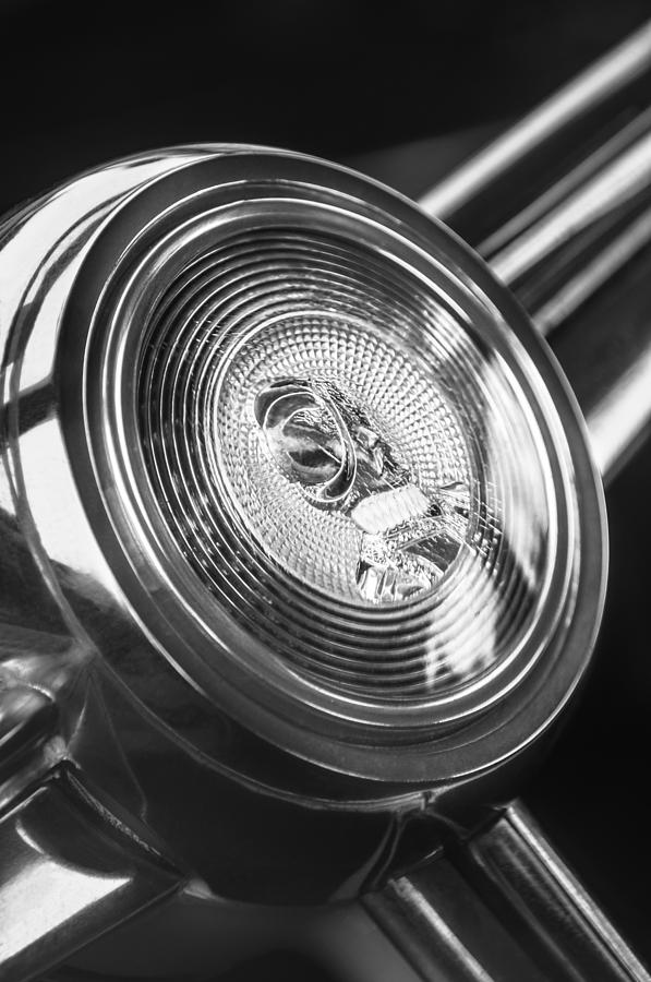 1952 Desoto Steering Wheel Emblem Photograph by Jill Reger