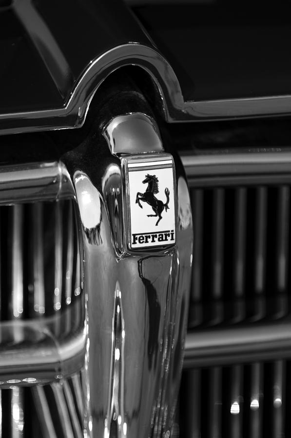 1952 Ferrari 212 Vignale Grille Emblem Photograph by Jill Reger