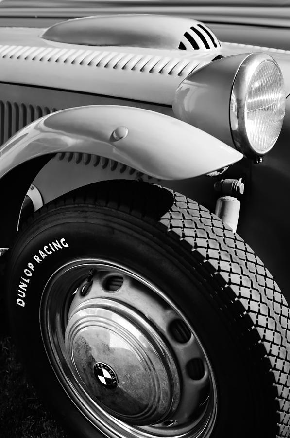 1952 Frazer-Nash Le Mans Replica MkII Competition Model Tire Emblem Photograph by Jill Reger