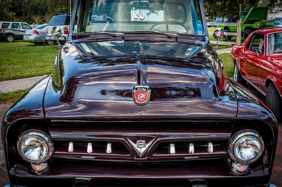 1953 Ford F100 Pickup Truck   Photograph by Rich Franco