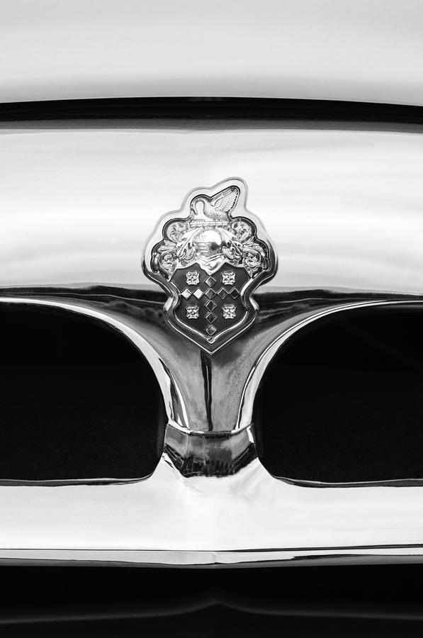 Car Photograph - 1953 Packard Clipper Deluxe Sedan Grille Emblem by Jill Reger