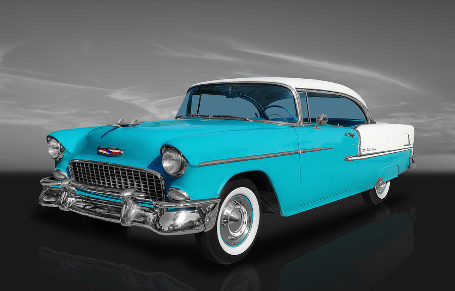 1955 Chevrolet Bel Air Sport Coupe Photograph by Frank J Benz