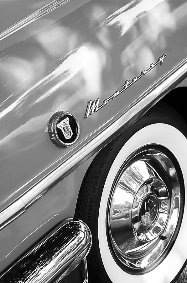 1955 Mercury Monterey Wheel Emblem Photograph by Jill Reger