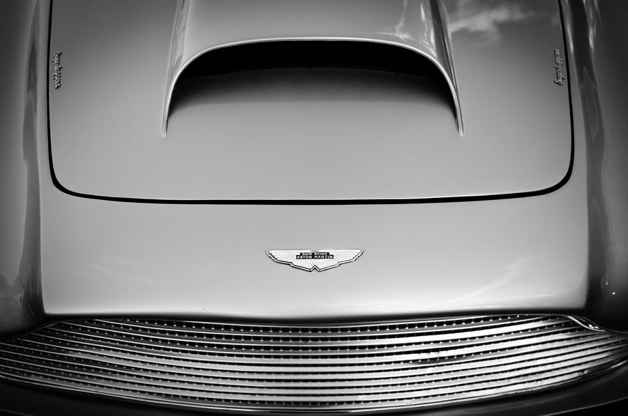 1956 Aston Martin DB 2/4 MK I Hood Emblem Photograph by Jill Reger