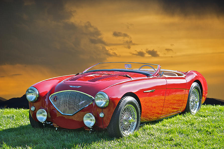 1956 Austin Healey 100m Photograph by Dave Koontz