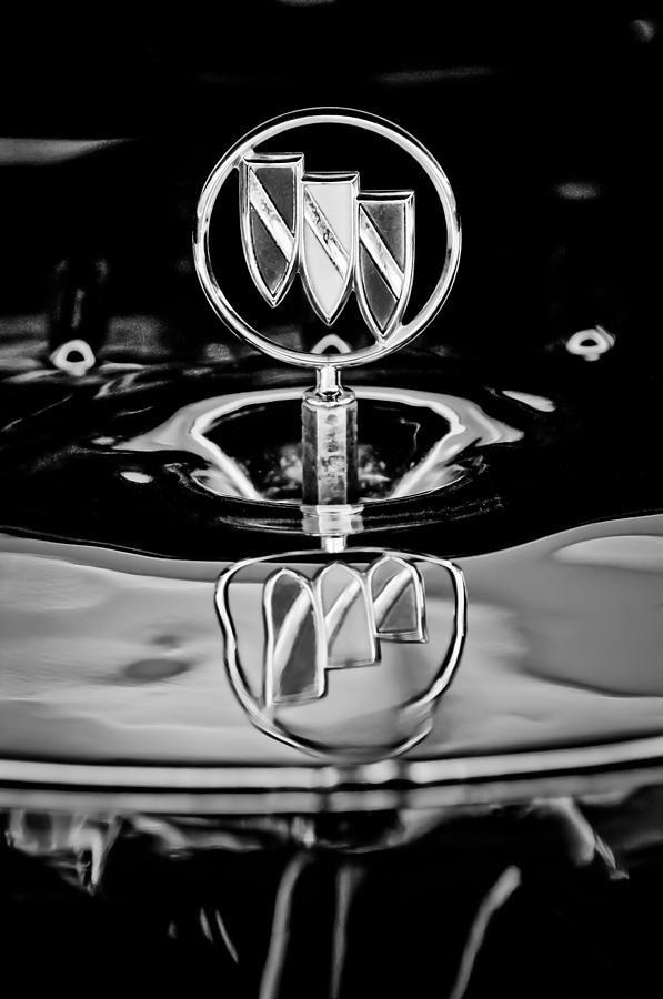 1956 Buick Special Hood Ornament Photograph by Jill Reger