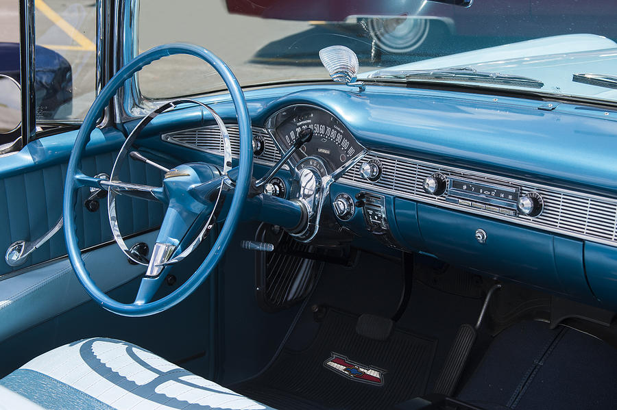 1956 Chevrolet Bel Air Convertible Photograph by Rich Franco