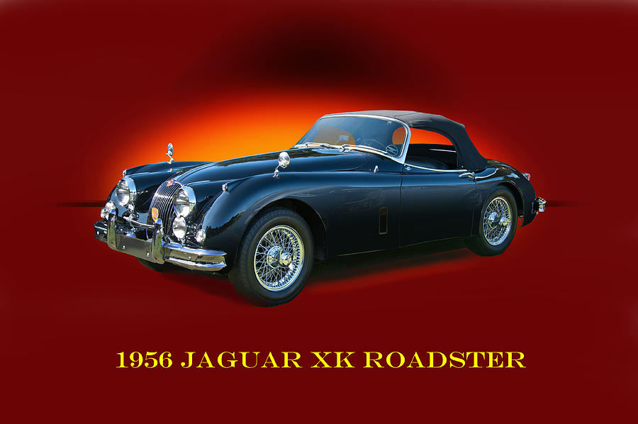 1956 Jaguar XK Roadster Photograph by Dave Koontz - Fine Art America