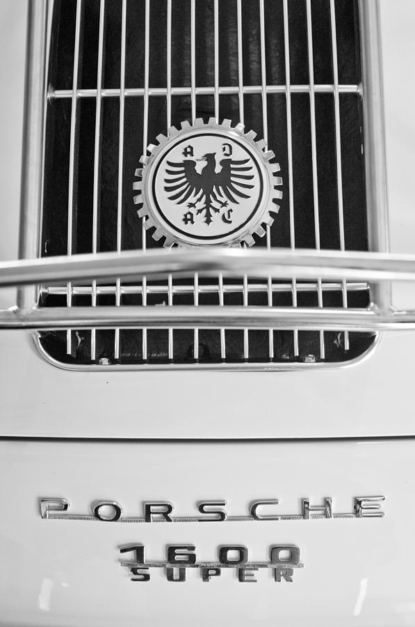 1956 Porsche 1600 Super Emblem Photograph by Jill Reger