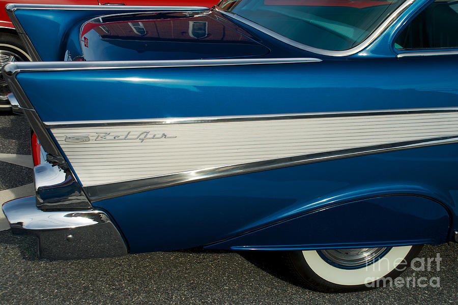1957 Chevy Model 210 Photograph by Mark Dodd
