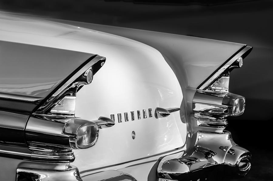 1957 Pontiac Star Chief Hardtop Taillight -1075c Photograph by Jill Reger