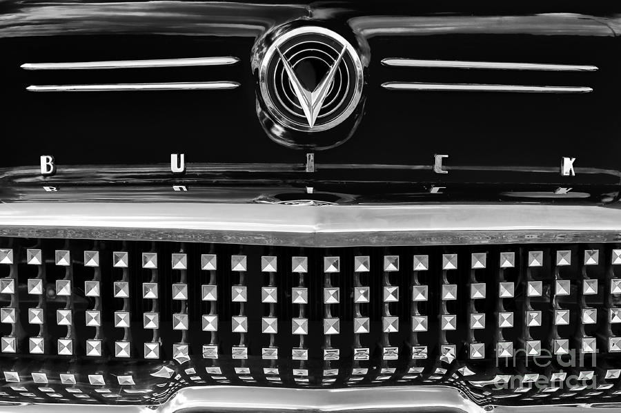 Car Photograph - 1958 Buick Special Monochrome by Tim Gainey