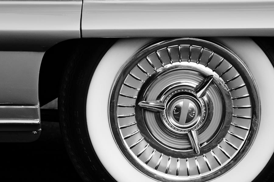 1958 Oldsmobile 98 Wheel Photograph by Jill Reger