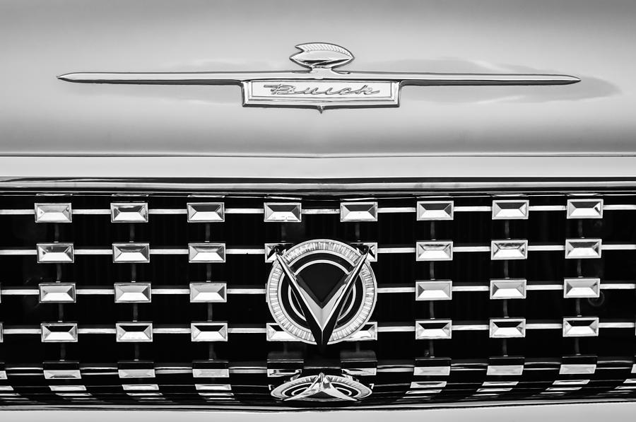 1959 Buick LeSabre Hood Emblem Photograph by Jill Reger