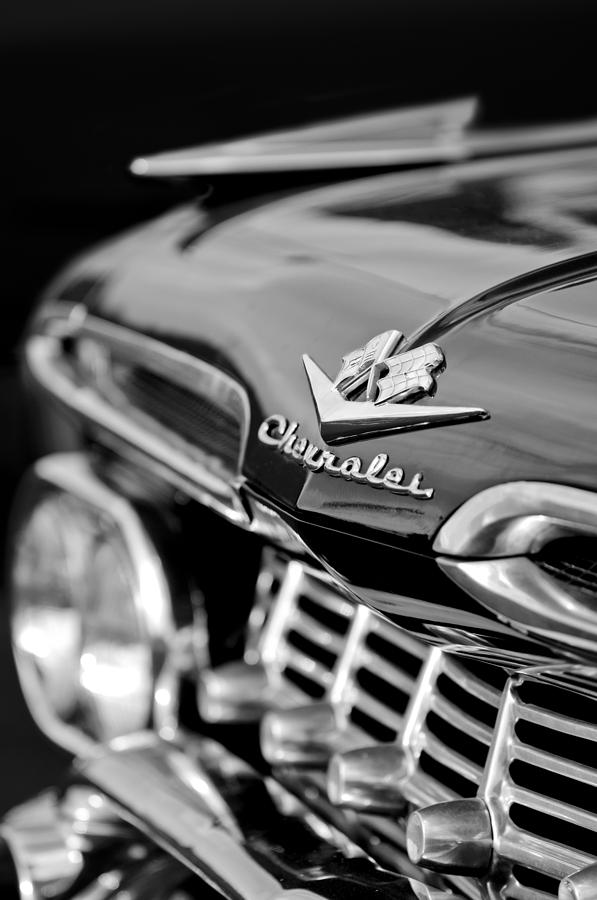 1959 Chevrolet Grille Emblem Photograph by Jill Reger